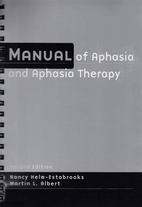 Manual of aphasia and aphasia therapy by nancy helm estabrooks. - Recherches géologiques dans l'himalaya du népal.