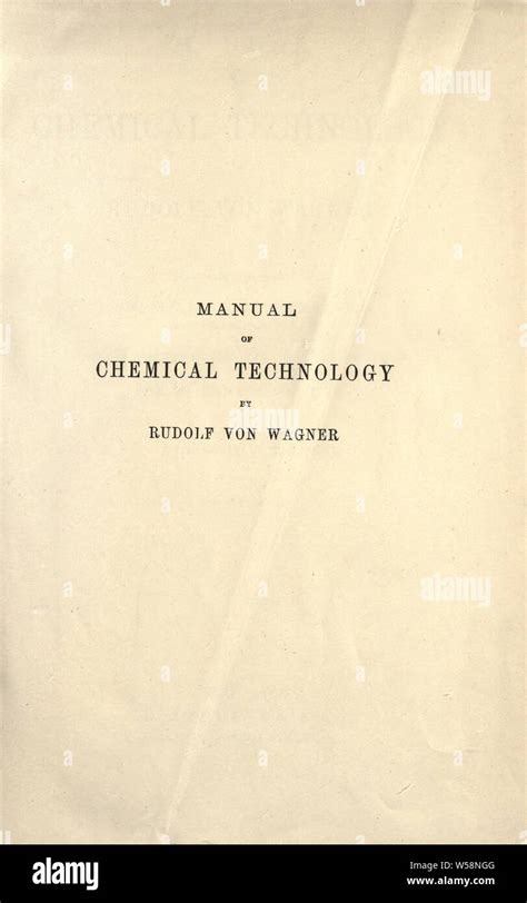 Manual of chemical technology by johannes rudolf wagner. - Short guide to writing about history marius.