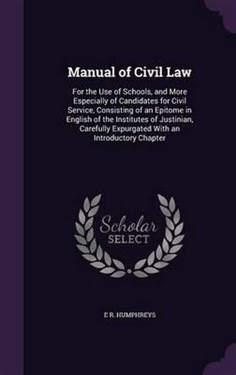 Manual of civil law by e r humphreys. - Una guía estado por estado para incentivos de inversión y formación de capital en los estados unidos.