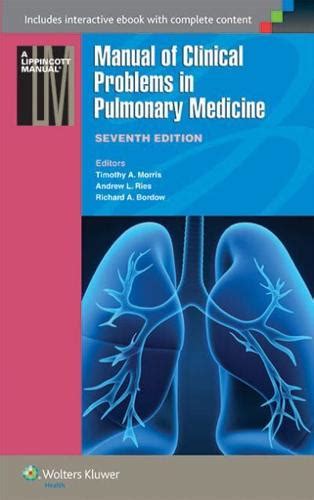 Manual of clinical problems in pulmonary medicine by timothy a morris. - Hp officejet pro 8600 plus manual paper feed.