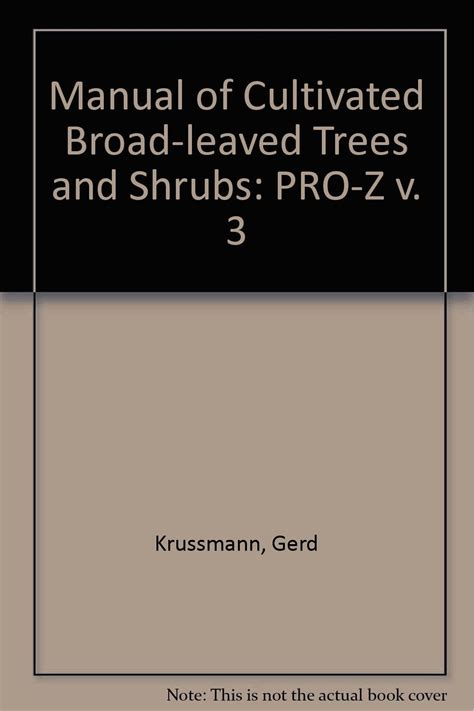 Manual of cultivated broad leaved trees and shrubs pro z v 3. - La enciclopedia de los peces tropicales / encyclopedia of tropical fish.