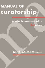 Manual of curatorship by john m a thompson. - Studien und materialien zur short story..