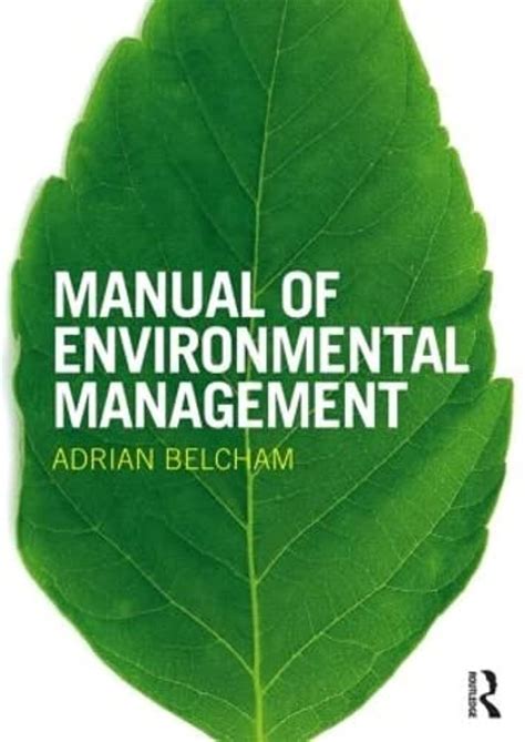 Manual of environmental management by adrian belcham. - Kawasaki z800 z800 abs manuale di servizio completo 2013 2013.