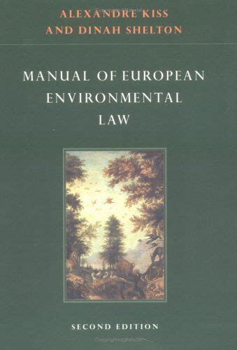 Manual of european environmental law by alexandre kiss. - Above ground pool sand filter settings guide.