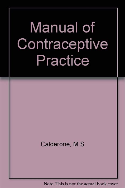 Manual of family planning and contraceptive practice by mary steichen calderone. - Manuale delle soluzioni di genetica hartwell.