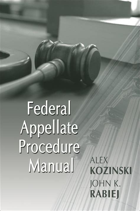 Manual of federal appellate procedure by paul peter obrien. - Mécanique des fluides blanche 2ème édition, manuel des solutions.