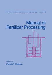 Manual of fertilizer processing by nielsson. - No cruzaras en vano este planeta.