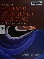 Manual of forensic emergency medicine by ralph riviello. - Témoin archaïque de la liturgie copte de s. basile.