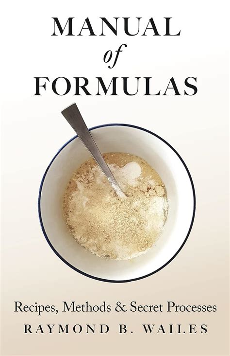 Manual of formulas recipes methods secret processes. - Bissel power force power brush manual.