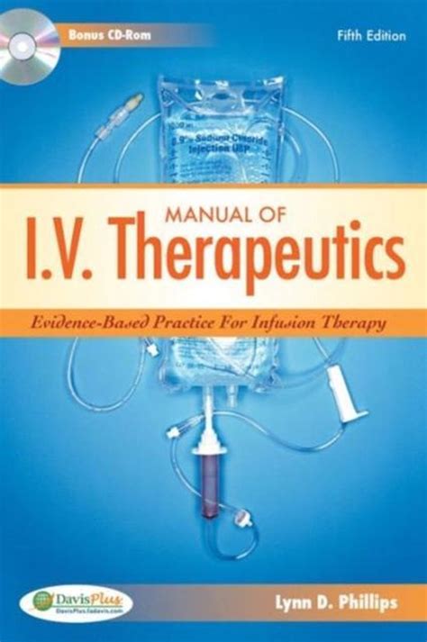 Manual of i v therapeutics by lynn d phillips. - Trait©♭ de physiologie compar©♭e de l'homme et des animaux.