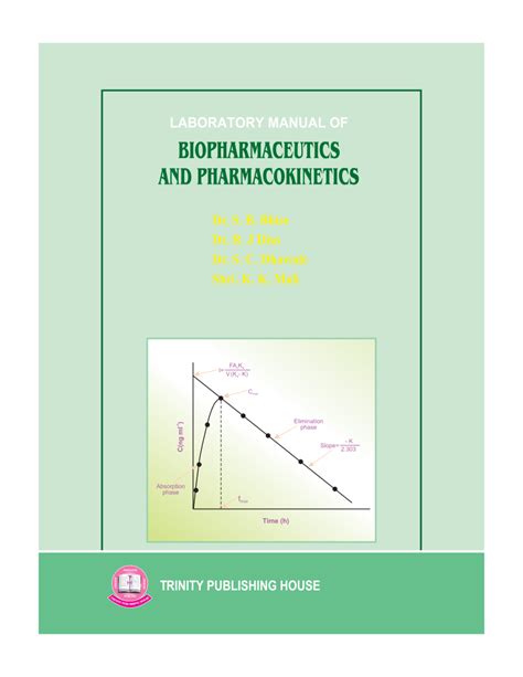 Manual of laboratory pharmacokinetics experiments in biopharmaceutics biochemical pharmacology and pharmacokinetics. - La importancia de comer sano y saludable/ the importance of eating nutritious and healthy.