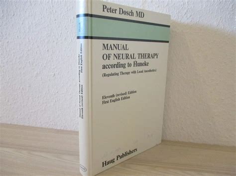 Manual of neural therapy according to huneke by j peter dosch. - Manuale operativo equilibratore per ruote da cacciatore hunter wheel balancer operation manual.