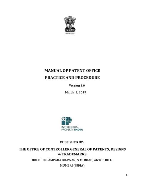 Manual of patent office practice and transitional manual of patent office practice. - The ultimate guide to weapon use and defense.