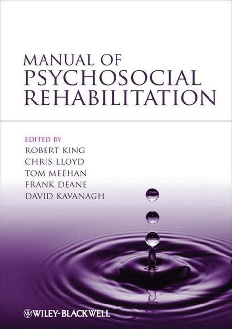 Manual of psychosocial rehabilitation by robert king. - Suzuki quadrunner lt50 4x4 service manual.
