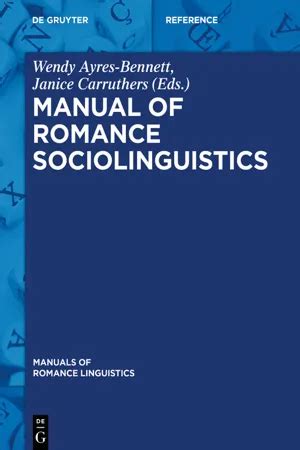 Manual of romance sociolinguistics by wendy bennett. - Wieland der schmied als drama entworfen.