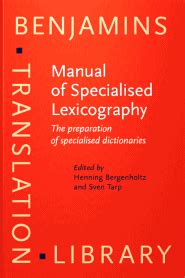 Manual of specialised lexicography by henning bergenholtz. - Bosch sgs dishwasher repair manual download.