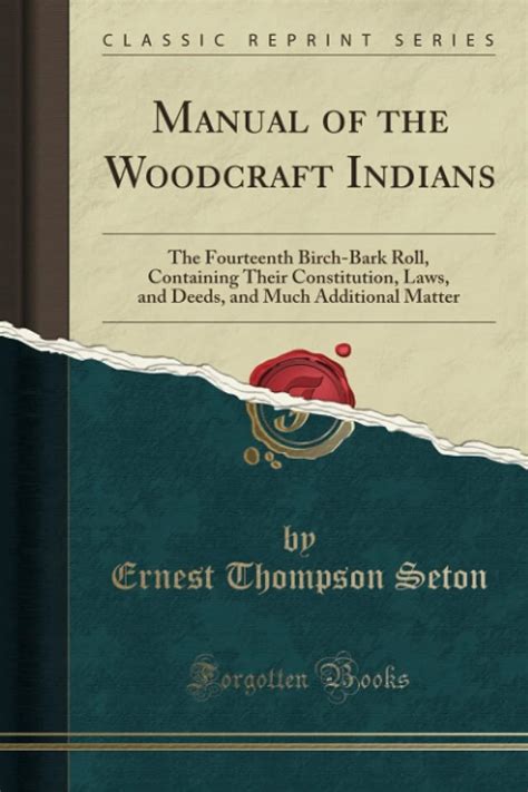 Manual of the woodcraft indians by ernest thompson seton. - Manuale per autocarri con capacità di carico.
