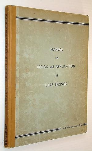 Manual on design and application of leaf spring. - Applied hvac shop drawing manual with examples.