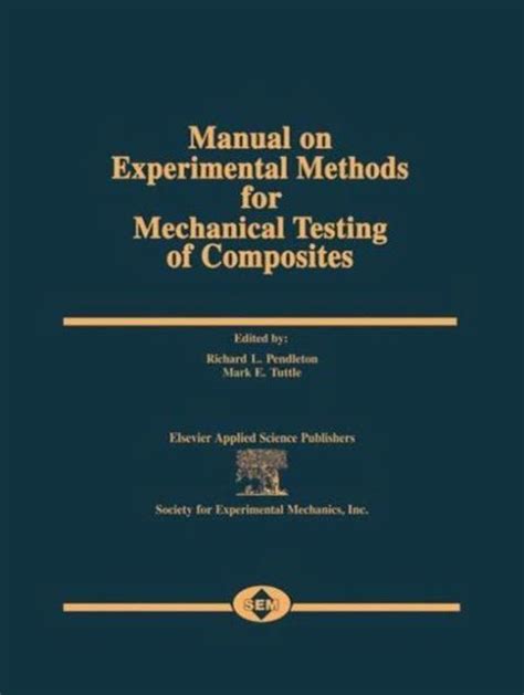 Manual on experimental methods for mechanical testing of composites. - Musiktherapie als heilpädagogik bei verhaltensauffälligen kindern.
