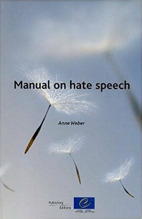 Manual on hate speech by anne weber. - Kaeser sk 20 air compressor technical manuals.