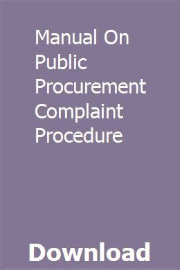 Manual on public procurement complaint procedure. - A guide to historic new haven connecticut history guide history press.