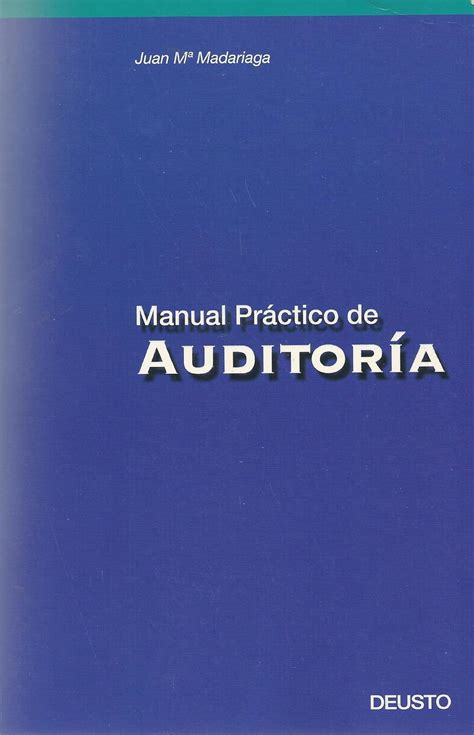 Manual practico de auditoria spanish edition. - Manuale di assistenza microm hm 500.