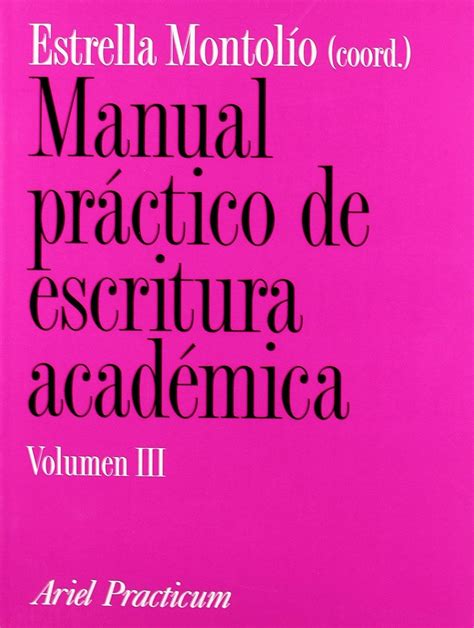 Manual practico de escritura academica iii. - The slayer s guide to bugbears.