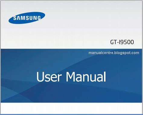Manual samsung galaxy s4 gt i9500 espanol. - Manuales de servicio de ryobi gratis.
