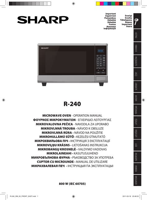 Manual sharp microwave model r 1810a. - M unzen der r omischen republik: von den anf angen bis zur schlacht von actium.