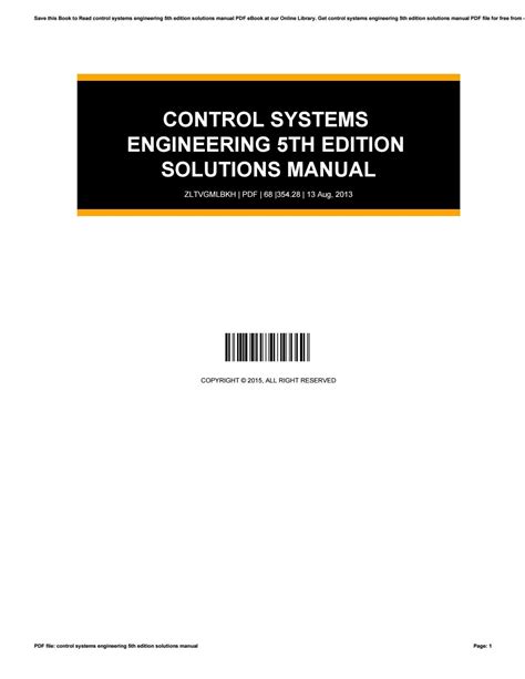 Manual solution control system engineering 5th edition. - Helm service manual set c6 z06 corvette.