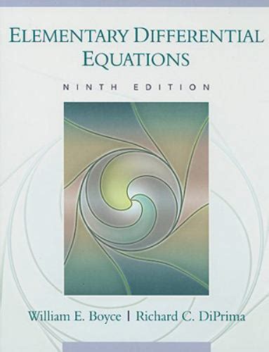 Manual solutions differential equations william boyce 9th. - Denon dn s700 table top single cd mp3 player service manual.