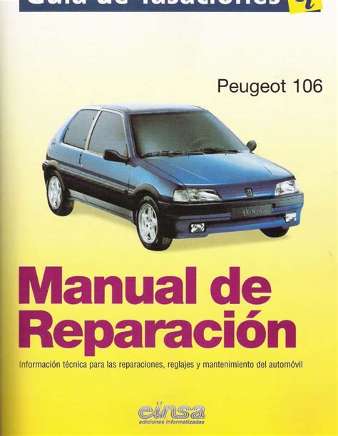 Manual taller peugeot 106 sport espaol. - Hein laboratory manual answers camden county college.