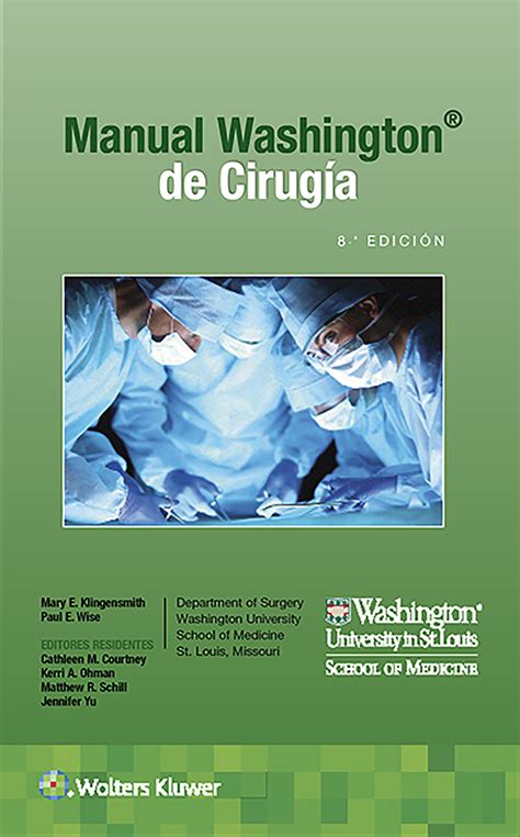 Manual washington de ciruga a spanish edition. - Health care billing collections forms checklists guidelines.
