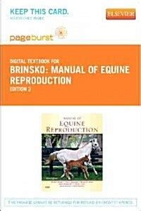 Full Download Manual Of Equine Reproduction  Elsevier Ebook On Vitalsource Retail Access Card By Steven P Brinsko