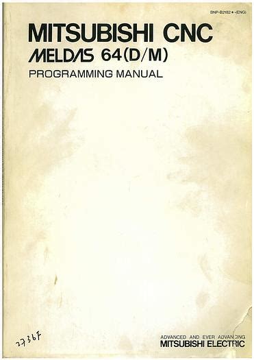 Manuale dei parametri di mitsubishi meldas 64. - Historia de la antropología en méxico.