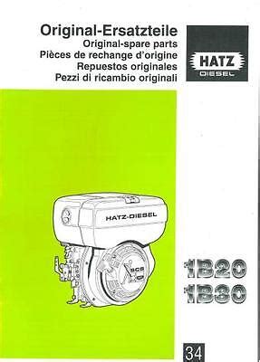 Manuale del motore diesel hatz 1b30. - Man industrial gas engine e 2842 e 302 312 manual de reparación.