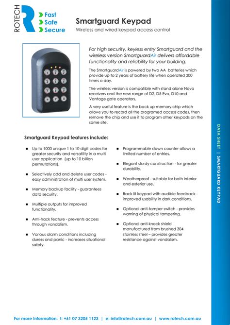 Manuale del sistema di tastiera centurion smartguard. - Guidelines for the purchasing and testing of spm hawsers.