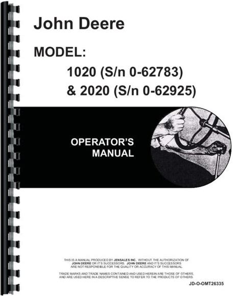 Manuale del trattore john deere 2020. - Transit capacity and quality of service manual 2nd edition.