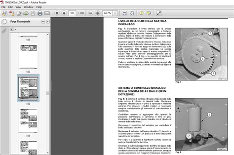 Manuale della pressa per balle mf 124. - Fiat hesston 160 90 dt manual.