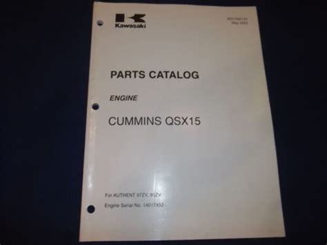 Manuale delle parti motore cummins qsb. - Vendre c1 c2 c3 c4 cap.