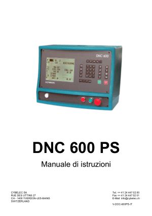 Manuale di cybelec dnc 600 s. - Aha basic life support guidelines 2013.