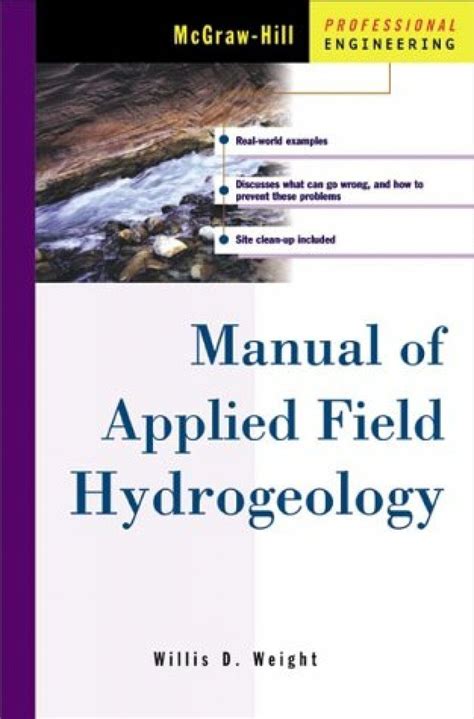 Manuale di idrogeologia del campo applicato manual of applied field hydrogeology. - Baxi luna 310 fi troubleshooting guide.