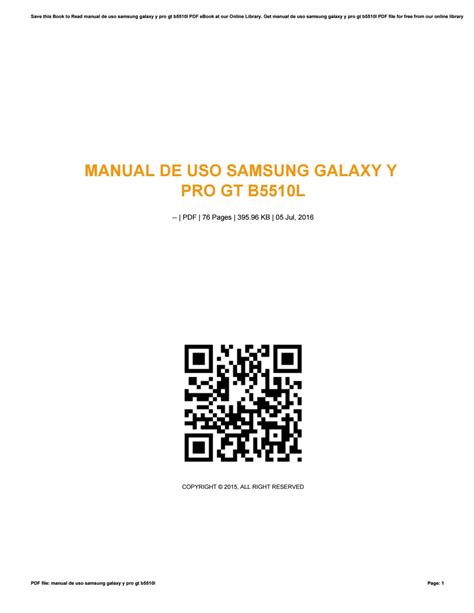 Manuale di istruzioni de samsung galaxy y pro gt b5510l. - 1962 jaguar mark 2 owners manual.