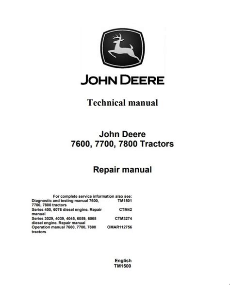 Manuale di john deere 7600 7700 7800. - 1974 1976 mercury snowmobile repair manual.