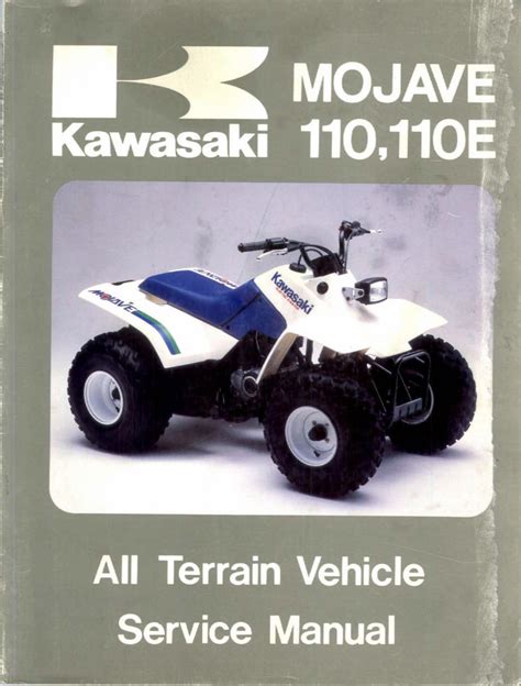 Manuale di kawasaki mojave klf 110. - 2004 skidoo rev series factory service shop manual.