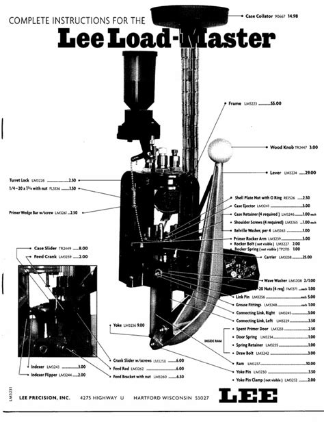 Manuale di lee loadmaster lee loadmaster manual. - 2006 2011 mercedes cls55 cls500 cls63 cls550 repair manual.