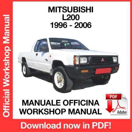 Manuale di officina mitsubishi triton 98. - 87 suzuki quadrunner 230 service manual.