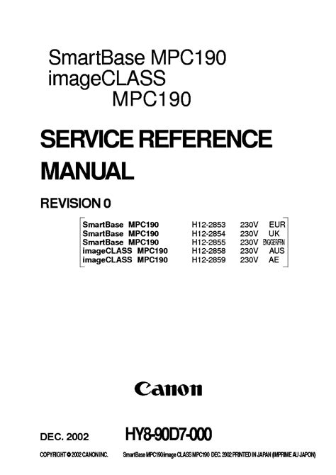 Manuale di riferimento del servizio canon mpc190. - Diagram of a maf sensor on ford focus 1 6 duratec engine.