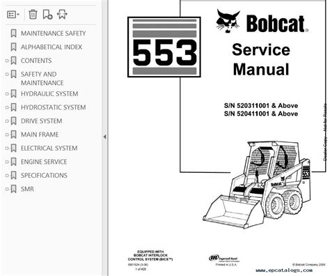Manuale di riparazione del caricatore skid bobcat 553. - A handbook of human resource management practice free download.