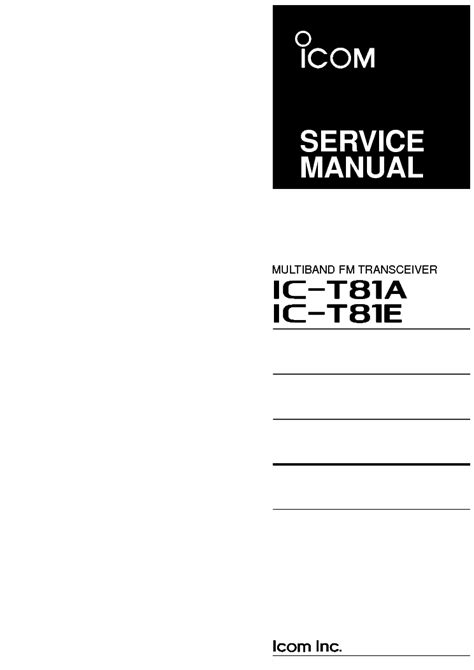 Manuale di riparazione del servizio icom ic t81. - Kawasaki 1994 1997 ninja zx 9r b1 b4 service manual.